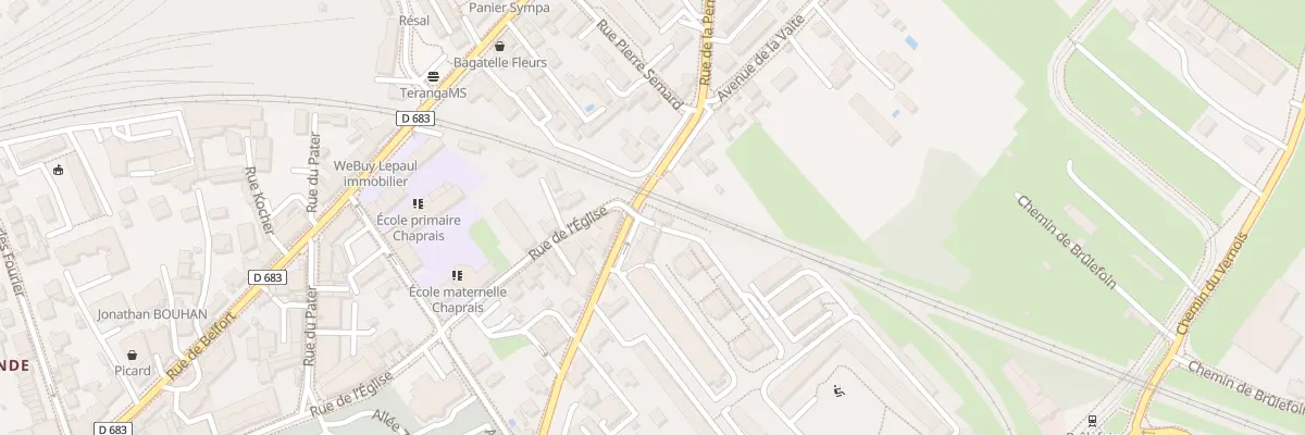 Plan du 30A Rue de l’Église à Besançon
