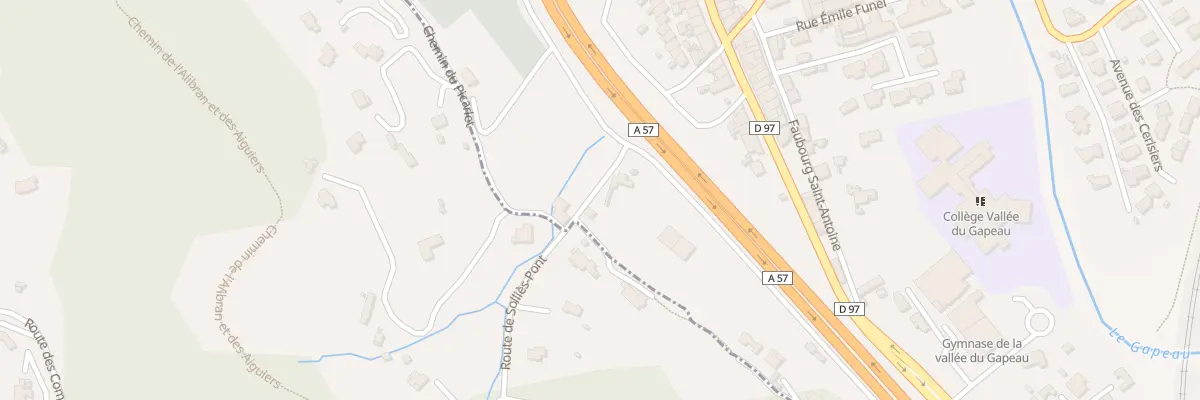 Plan du 50 Che de l’Alibran à Solliès-Pont