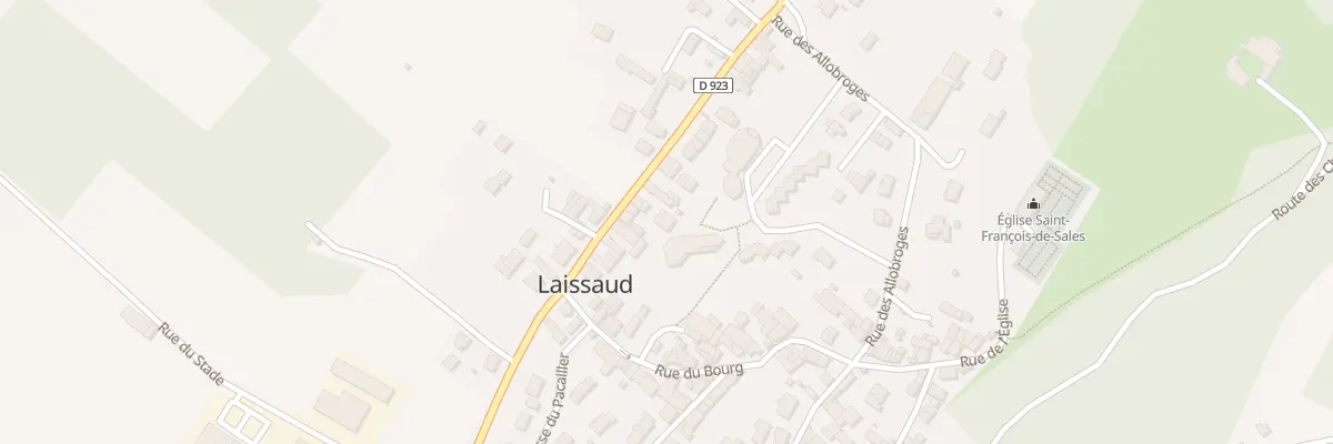 Plan du 488 Rd 923 à Laissaud