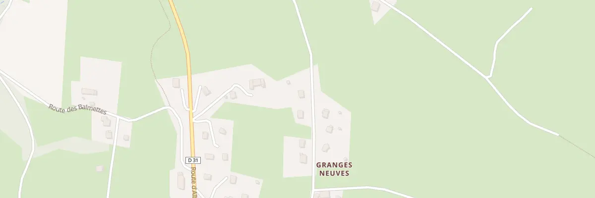 Plan du 848 Rte de la Veïse à Mûres