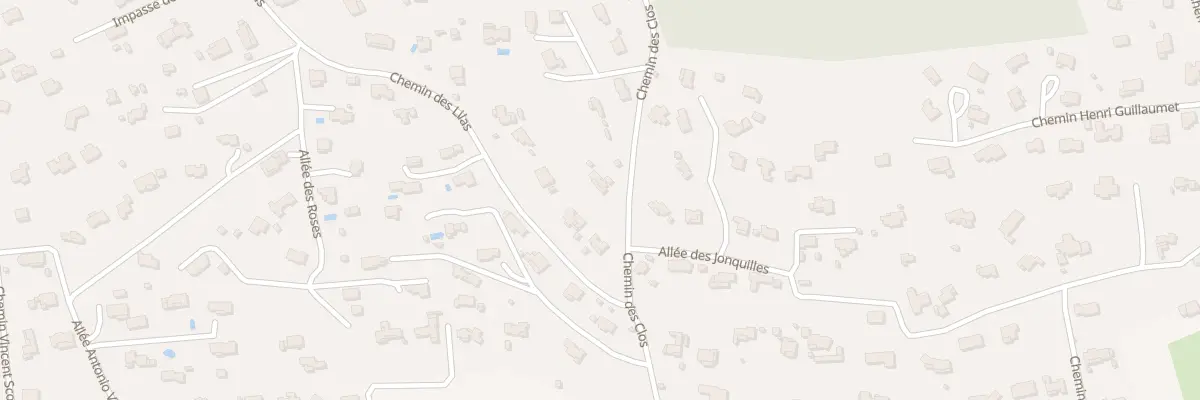 Plan du 1072 Che des Clos à Garéoult
