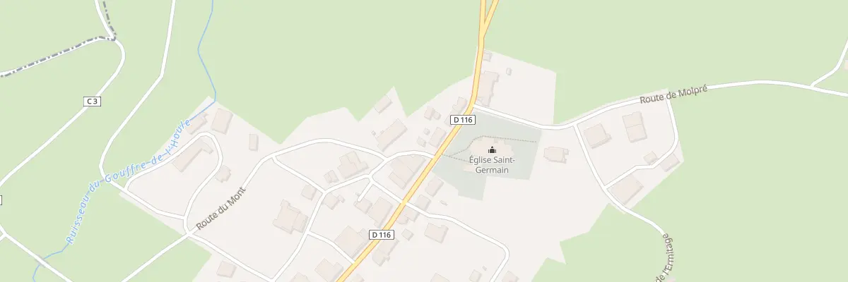 Plan du 5013 Rue du Mont à Mièges