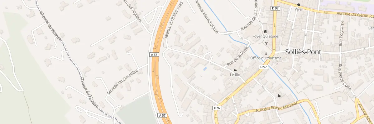 Plan du 21B Av des Aiguiers à Solliès-Pont