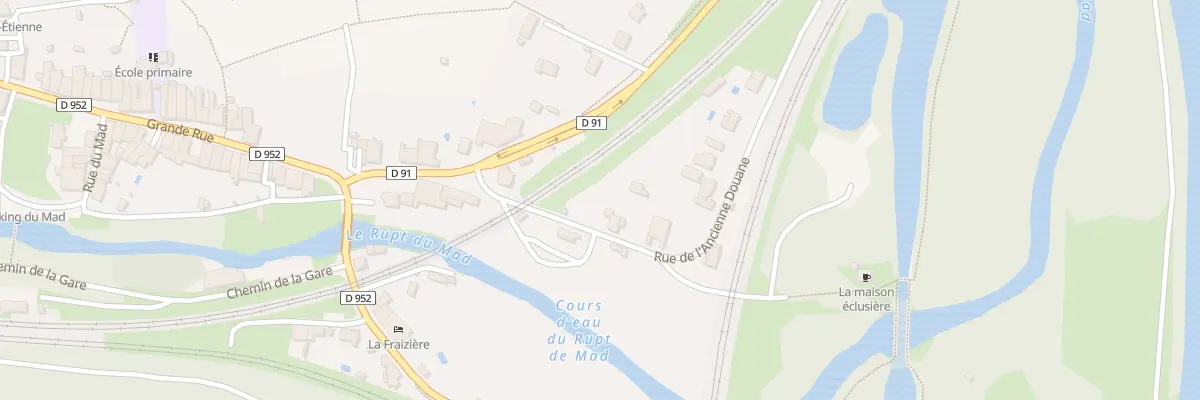 Plan du 9 Rue de l’Ancienne Douane à Arnaville