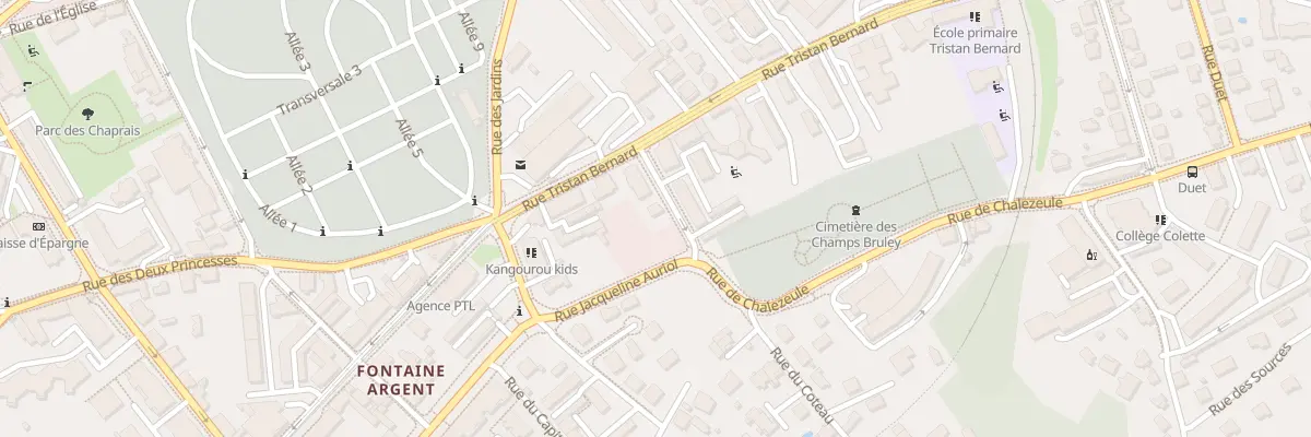 Plan du 4 Rue de Chalezeule à Besançon