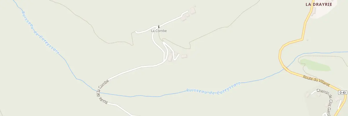 Plan du 140 Che de la Combe du Bas à Allemond