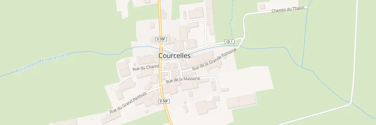 Plan du 4 Rue de l’Eglise à Courcelles