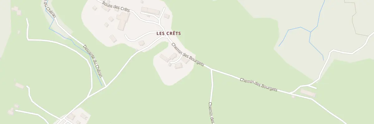 Plan du 63 Che des Bourgets à Cusy
