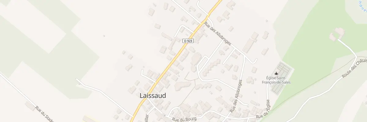 Plan du 530 Rte Départementale 923 à Laissaud