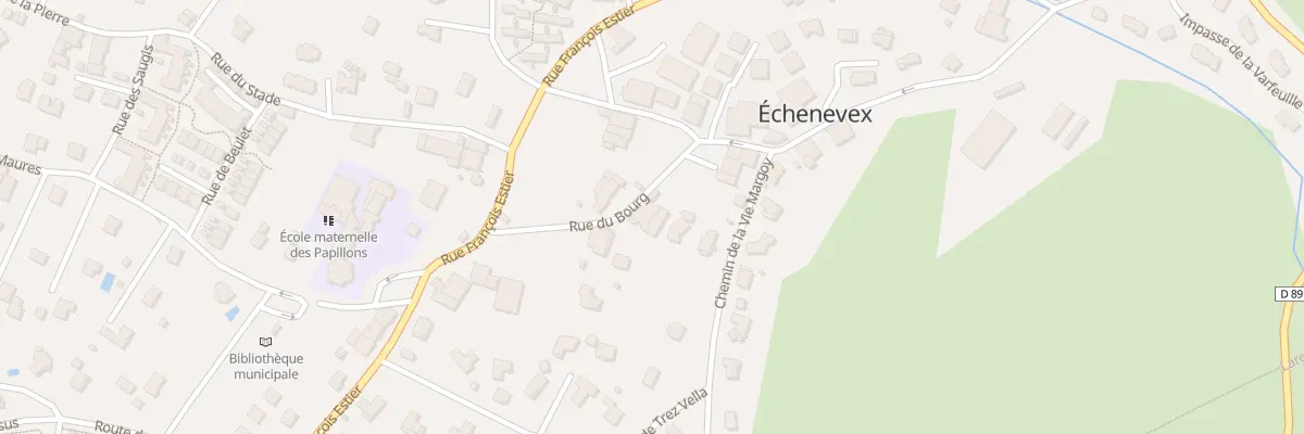 Plan du 112 Rue du Bourg à Échenevex