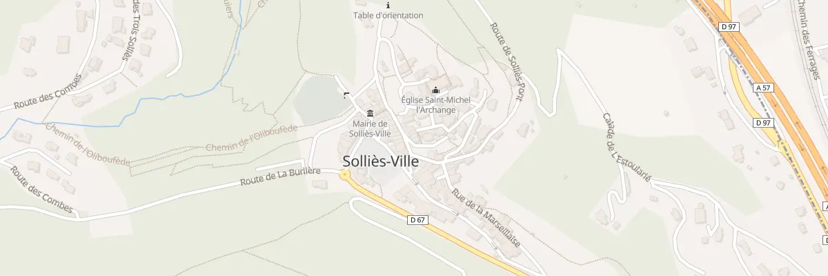 Plan du 5026 Rue de l’Egalité à Solliès-Ville