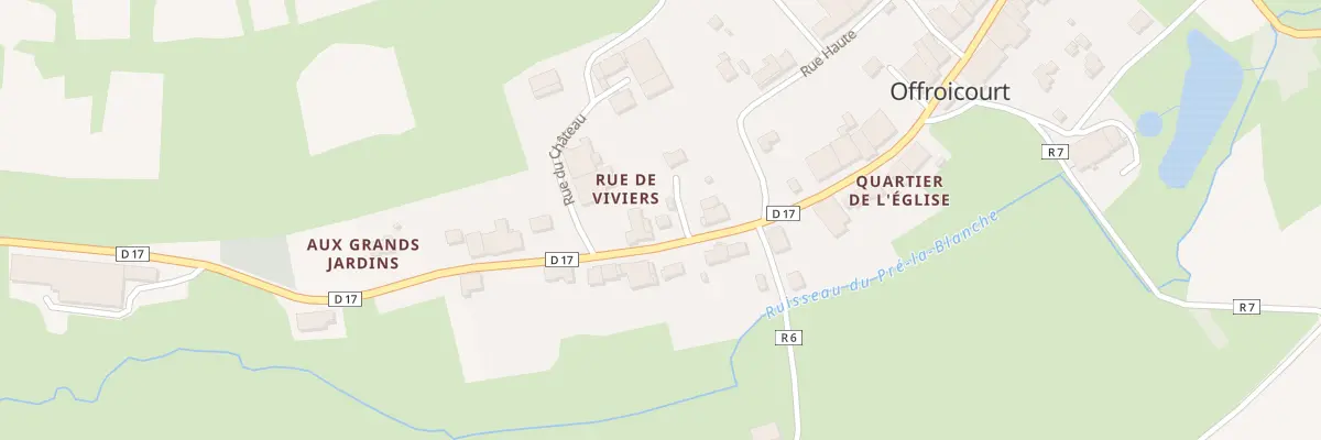 Plan du 70 Rue de la Mairie à Offroicourt