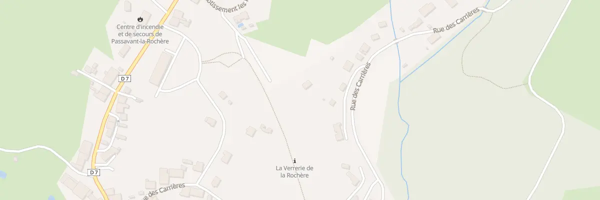 Plan du 21 Rue des Carrières à Passavant-la-Rochère