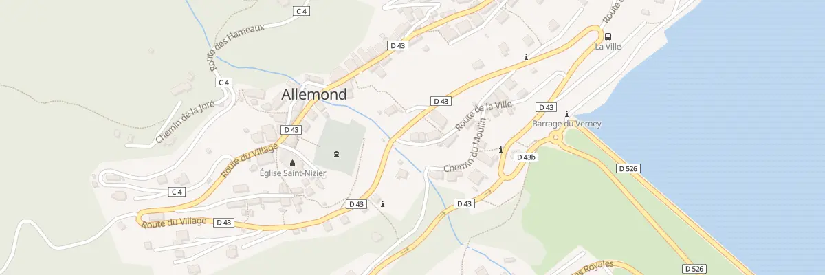 Plan du 980 Rte du Village à Allemond