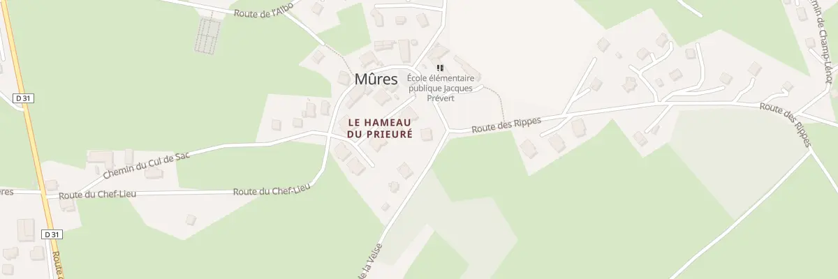 Plan du 23 Rte du Chef Lieu à Mûres