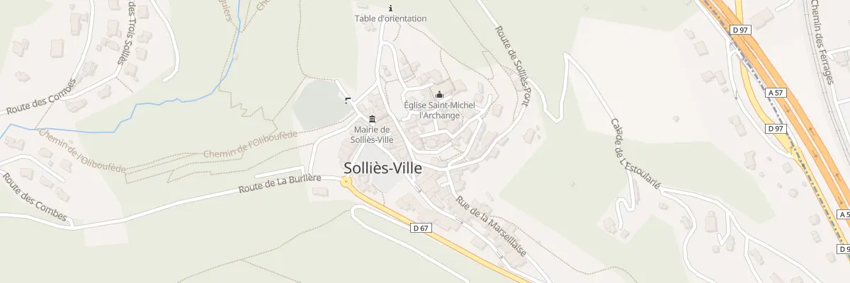 Plan du 5028 Le Village à Solliès-Ville