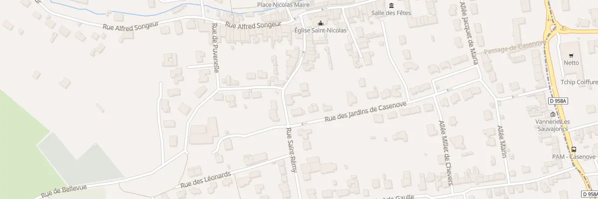 Plan du 19 Rue Saint Remy à Maidières