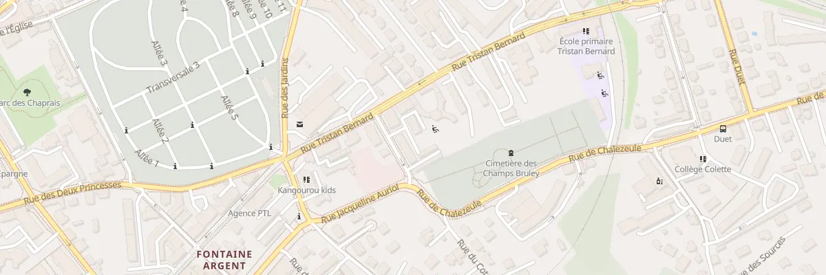 Plan du 3 Rue de Chalezeule à Besançon