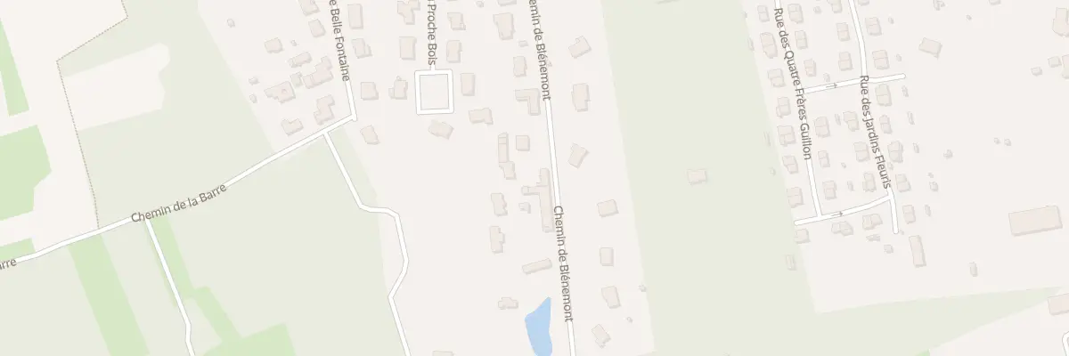 Plan du 16 Che de Blenemont à Maidières