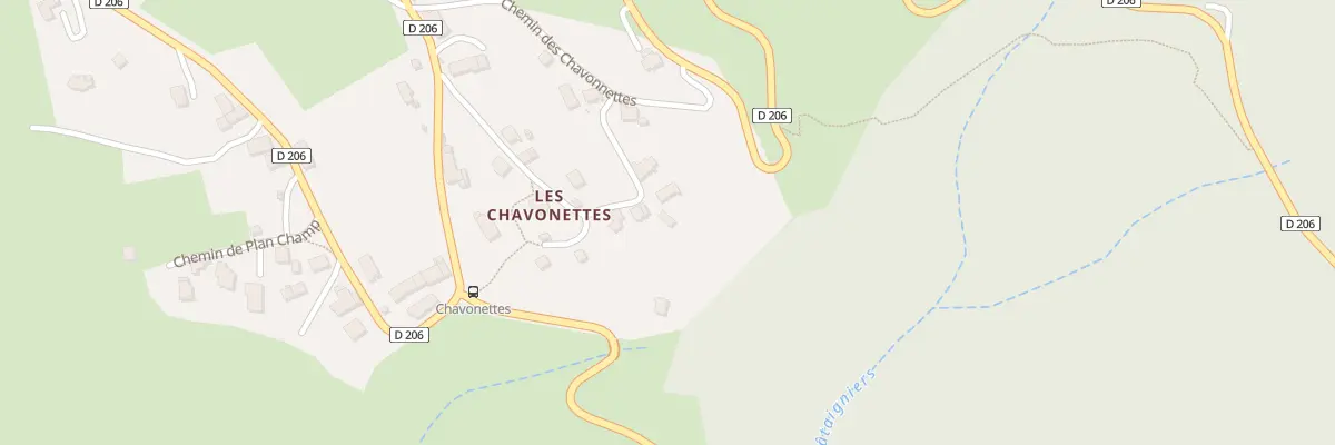 Plan du 198 Che du Grand Lavoir à Thoiry