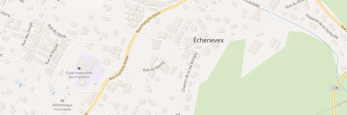 Plan du 146 Rue du Bourg à Échenevex