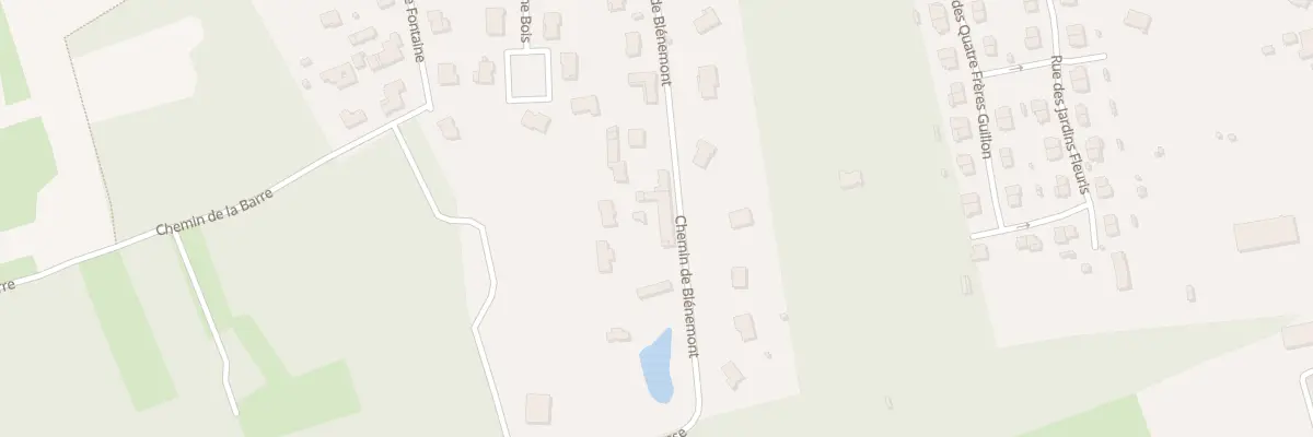 Plan du 20 Che de Blenemont à Maidières