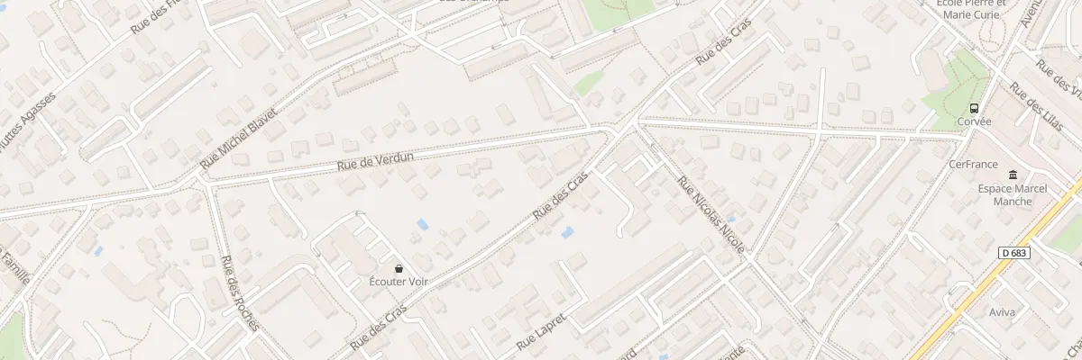Plan du 75B Rue des Cras à Besançon