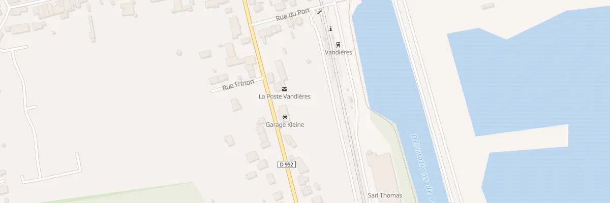 Plan du 8 Rue du Port à Vandières