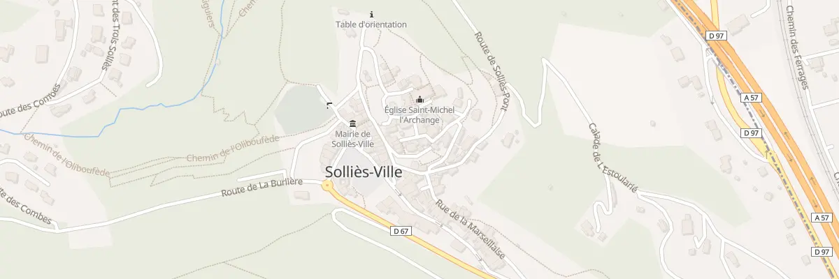Plan du 5032 Rue de l’Egalité à Solliès-Ville