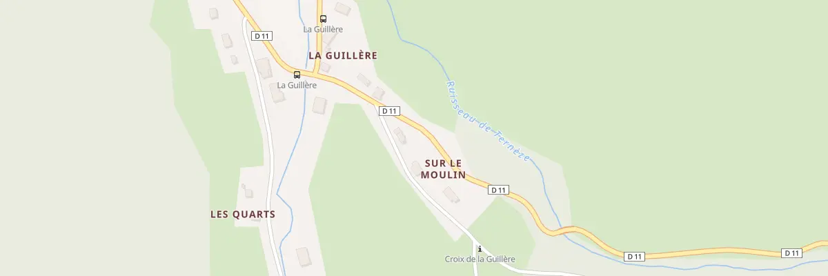 Plan du 1132 Che de la Seucette à La Thuile