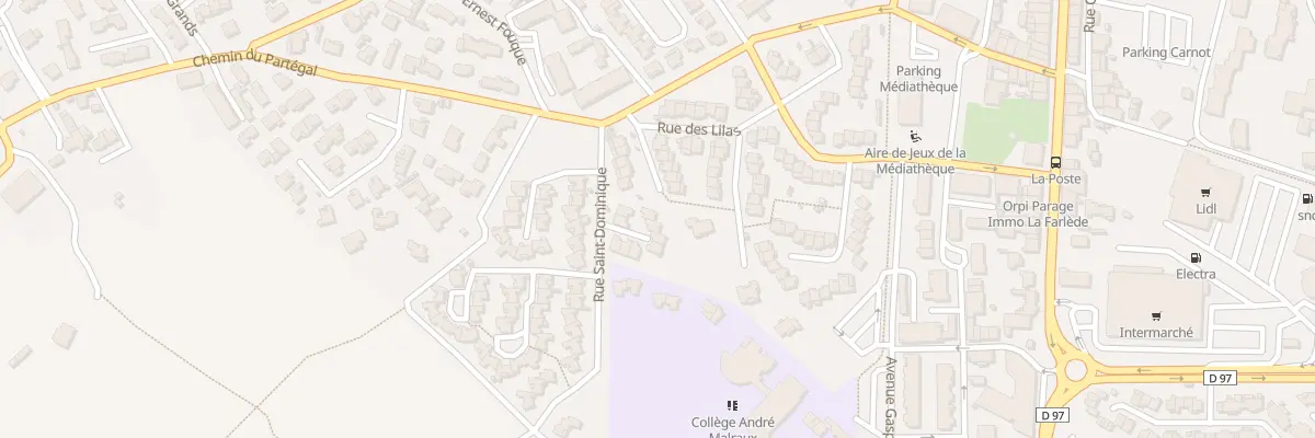 Plan du 55 Pl Saint Dominique à La Farlède