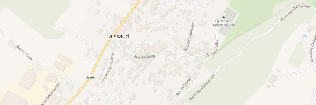 Plan du 167 Rue du bourg à Laissaud