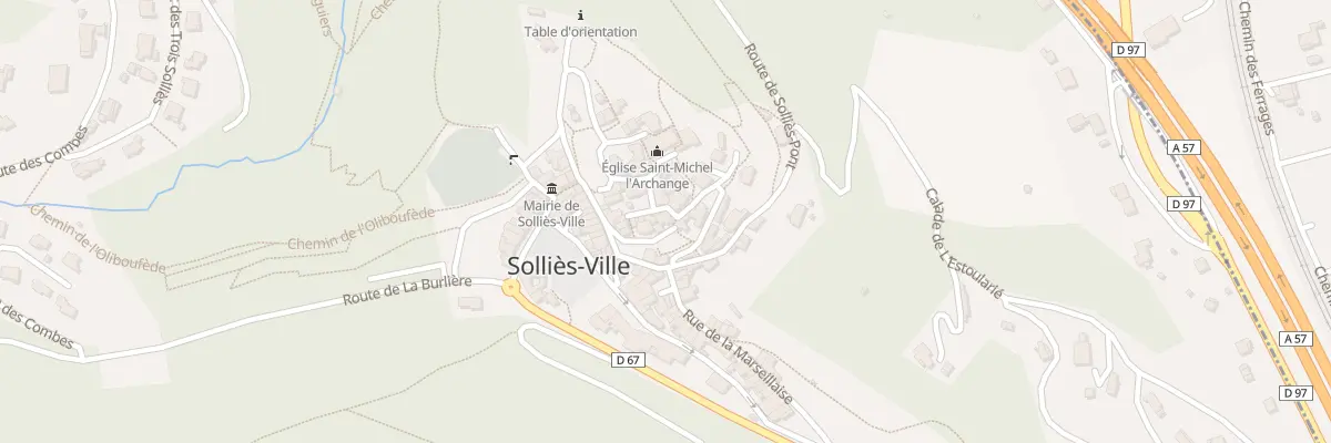 Plan du 1 Rue de l’Egalité à Solliès-Ville