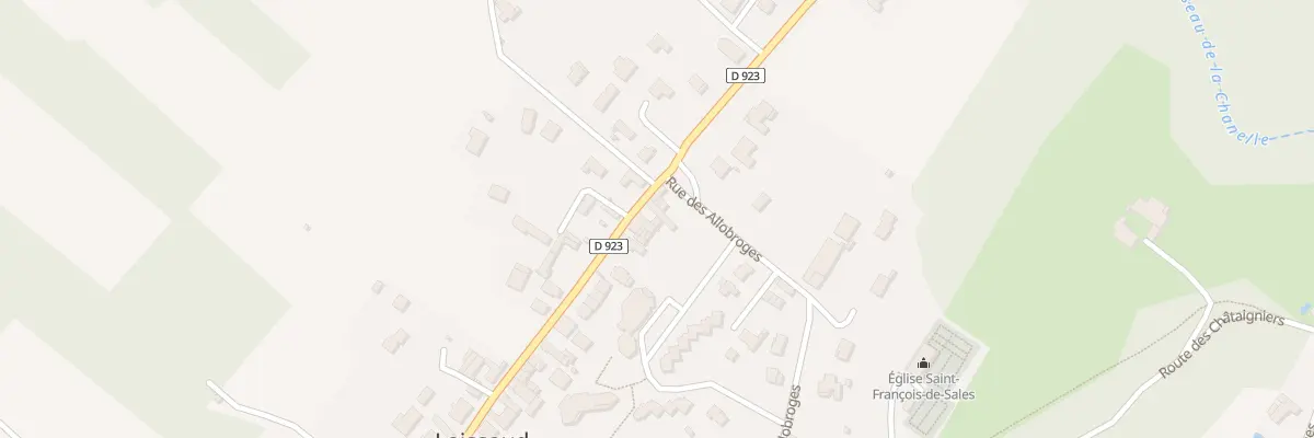 Plan du 618 Rd 923 à Laissaud
