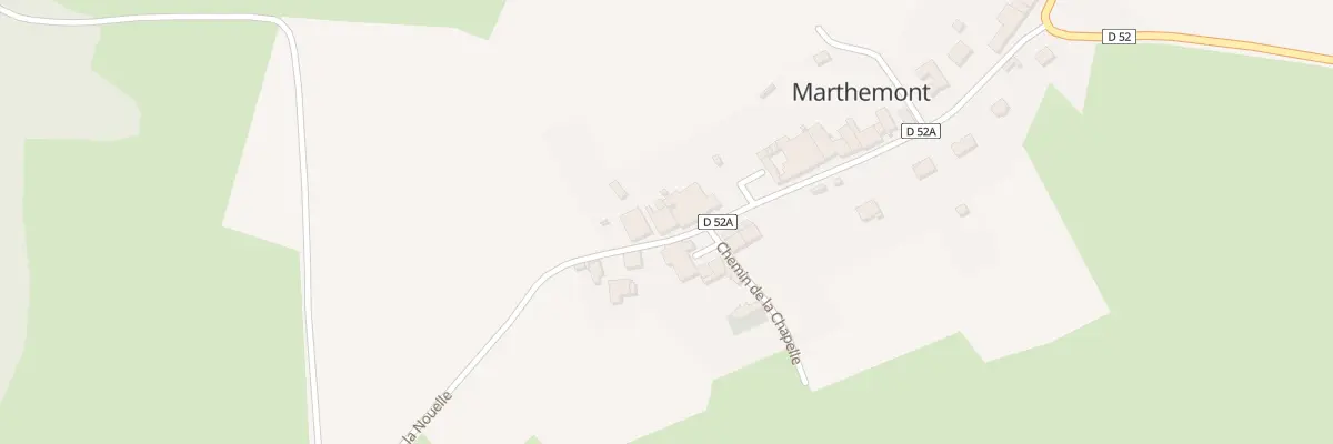 Plan du 5010 Le Village à Marthemont
