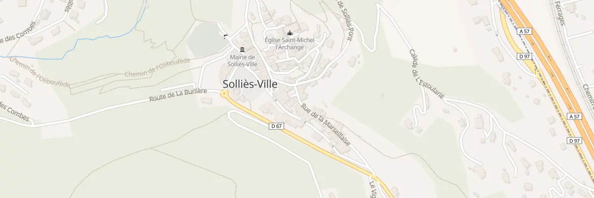 Plan du 59 Rue de la Marseillaise à Solliès-Ville