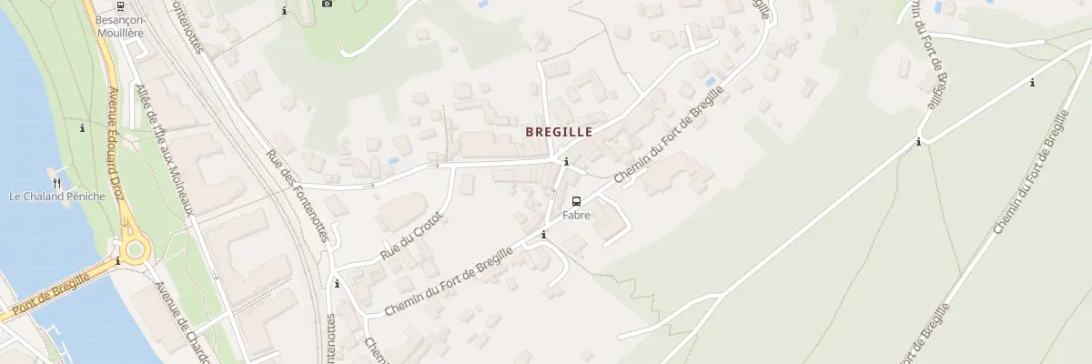 Plan du 18 Rue Fabre à Besançon