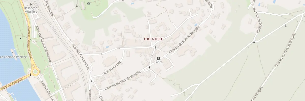 Plan du 20 Rue Fabre à Besançon