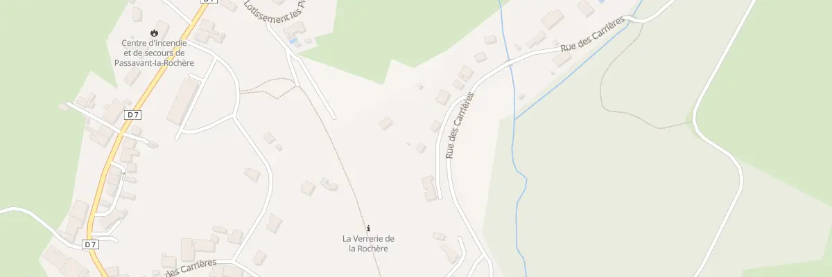 Plan du 19 Rue des Carrières à Passavant-la-Rochère