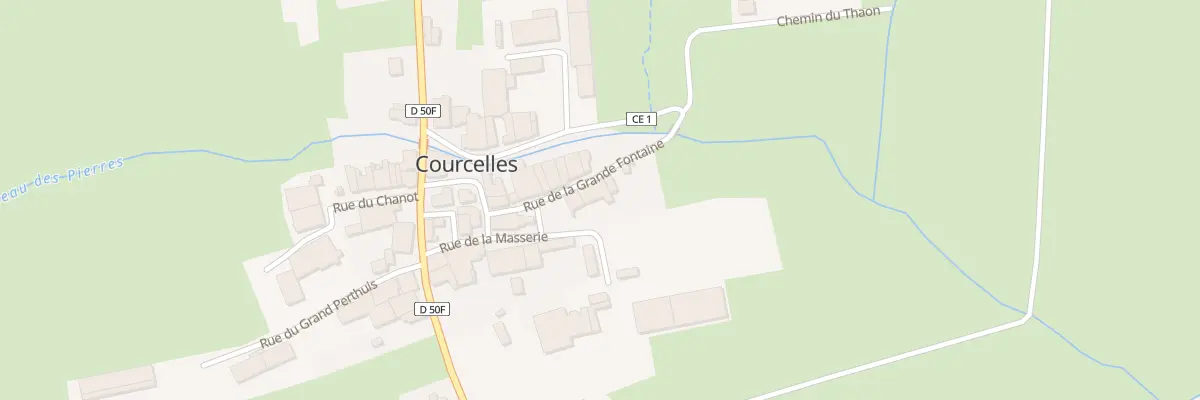 Plan du 7 Rue de la Grande Fontaine à Courcelles