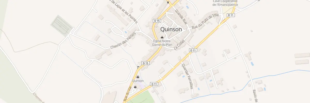 Plan du 5049 Rte du Var à Quinson