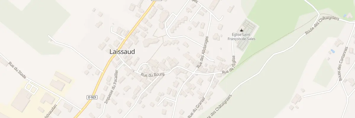 Plan du 205 Rue du bourg à Laissaud