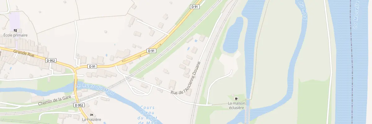 Plan du 3B Rue de l’Ancienne Douane à Arnaville
