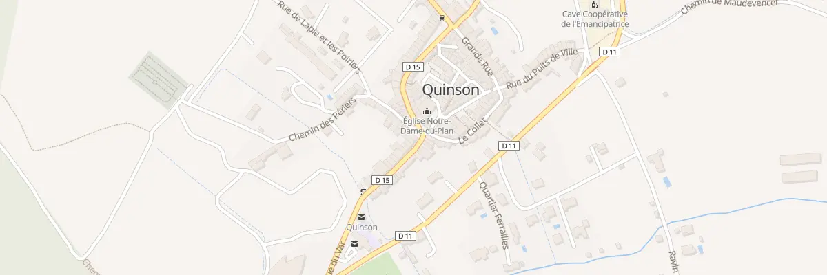 Plan du 5053 Le Village à Quinson