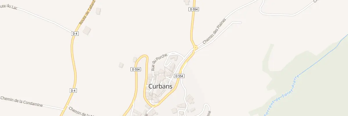 Plan du 5035 Le Village à Curbans