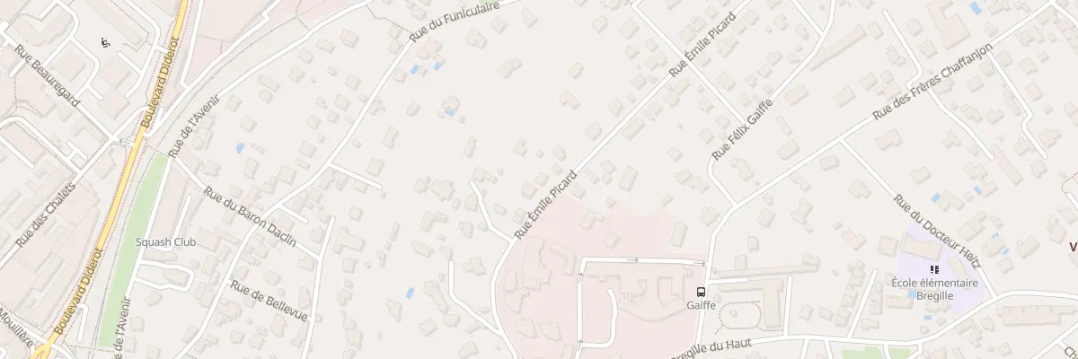 Plan du 25 Rue Emile Picard à Besançon