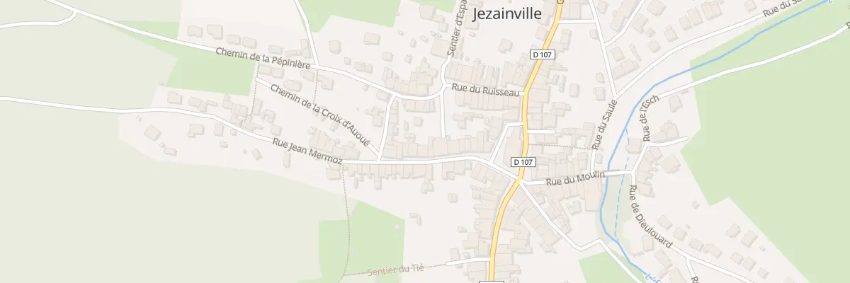 Plan du 16 Rue Jean Mermoz à Jezainville