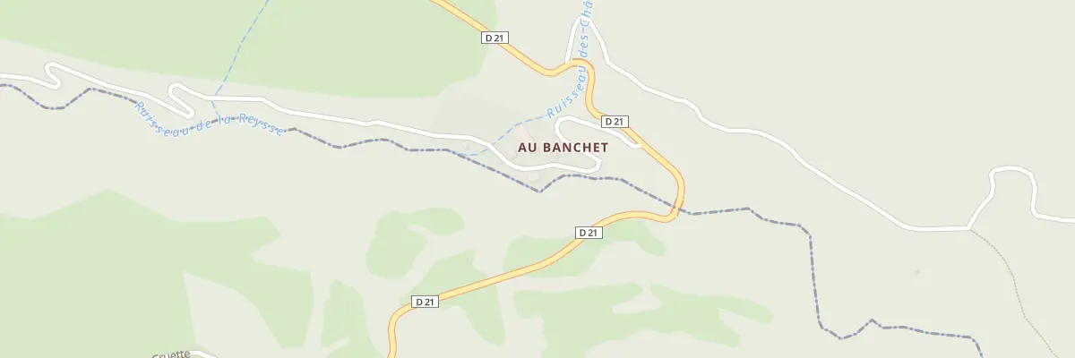 Plan du 183 Che de la Reysse à Thoiry
