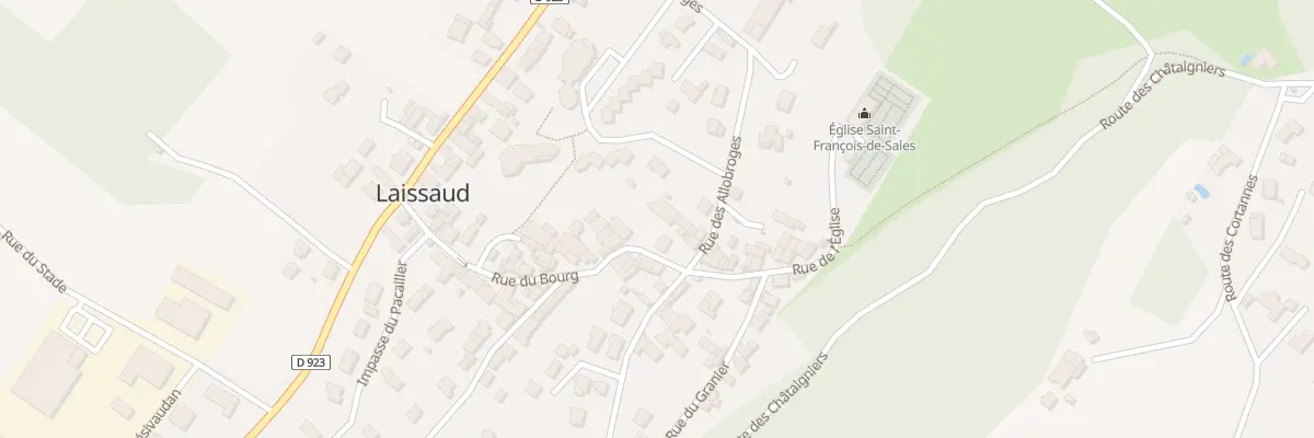 Plan du 215 Rue du bourg à Laissaud