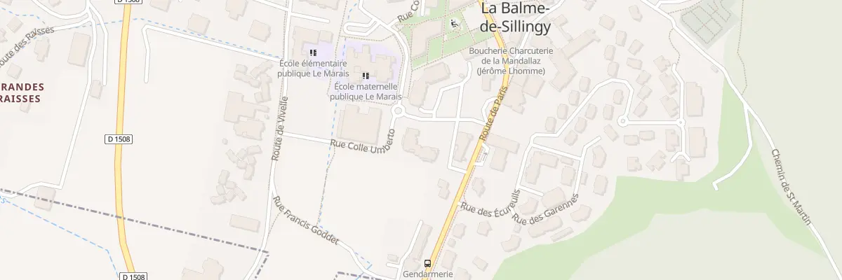 Plan du 15 Rue Octave Puthod à La Balme-de-Sillingy